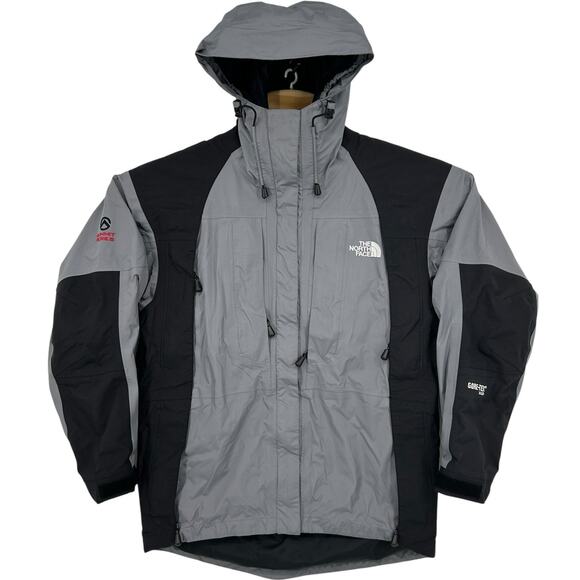 Vtg 90s The North Face Jacket Womens Small Gray Black Summit Series Gore-Tex XCR - Picture 1 of 10